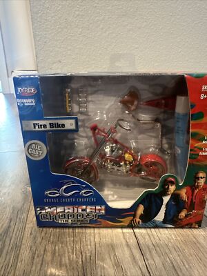 Joyride American Chopper  1:18 Scale Model Kit Fire Bike NEW