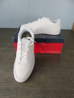 Reebok Women's Club MEMT Sneaker 10 White Tennis Shoes