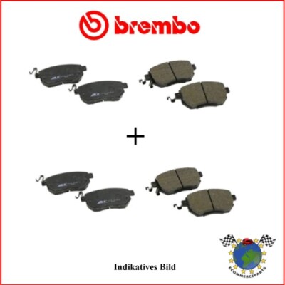 Kit Bremsbeläge Vorne + Hinten Brembo Für Peugeot 607 De2d2