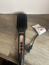 LangeStraightening Brush HT018Y Adjustable Temperature Black and Pink