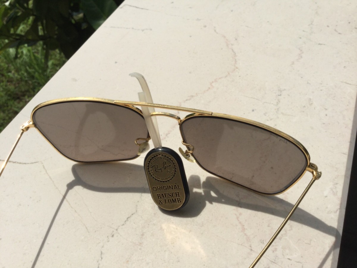 Vintage Rayban B&L Bausch & Lomb Caravan 58 mm. Changeables lenses