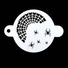 Bowitzki Halloween Face Paint Stencils Spider Spider web Stencils FOR Halloween