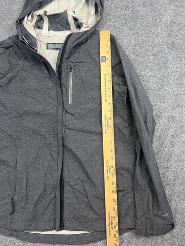 Paradox Jacket Women's Medium Gray Full Zip Hooded Rain Windbreaker - Picture 5 of 8