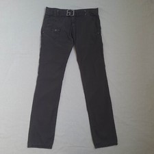 Miss Sxity Jeans Womens Belted Pants Size 29 W32 L34 Low Rise Lightweight Y2K