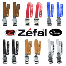 Leather Zefal Christophe 516 Leather Toe Clip Pedal Straps All Colours Retro