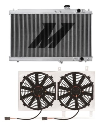 MISHIMOTO 1994-2001 ACURA INTEGRA ALUMINUM RACING RADIATOR AND FAN SHROUD KIT