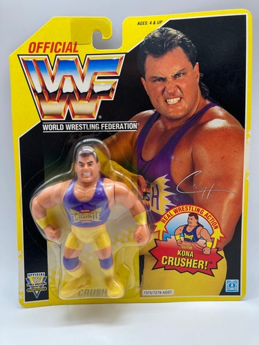 Vintage WWF Hasbro CRUSH Series 7 MOC 1992 Wrestli...