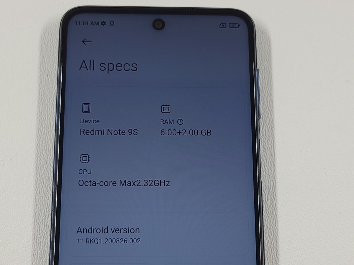 Xiaomi Redmi Note 9S (M2003J6A1G) 128GB (GSM Unlocked) Dual