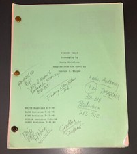 FINDING KELLY (1998) Original Script Rainbow Draft Mystery Kids COA