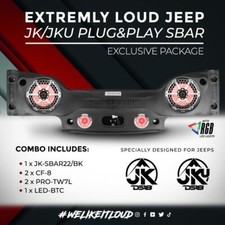 DS18 Extremely Loud Jeep JK/JKU Plug&PLay Sou...