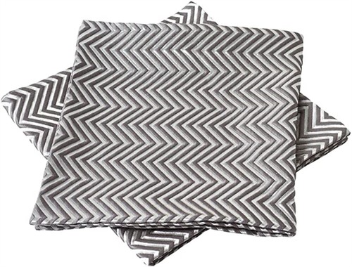 Chevron Herringbone Textured Jacquard Valance Window Curtain & Pillow Cover Set - Picture 15 of 28
