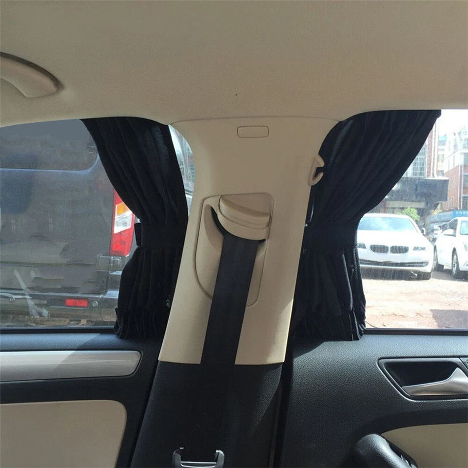 Car Auto Sun Shade Side Window Curtain Foldable UV Protection Accessories Kit Foto 4 de 4