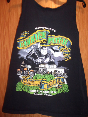 Spotnicks Cabbage Patch 99 black L tank top