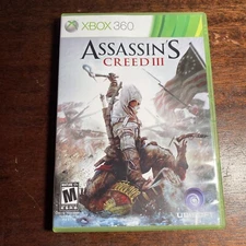 Assassin's Creed III 3 (Microsoft Xbox 360, 2012) Manual Complete CIB 2 Disk Set