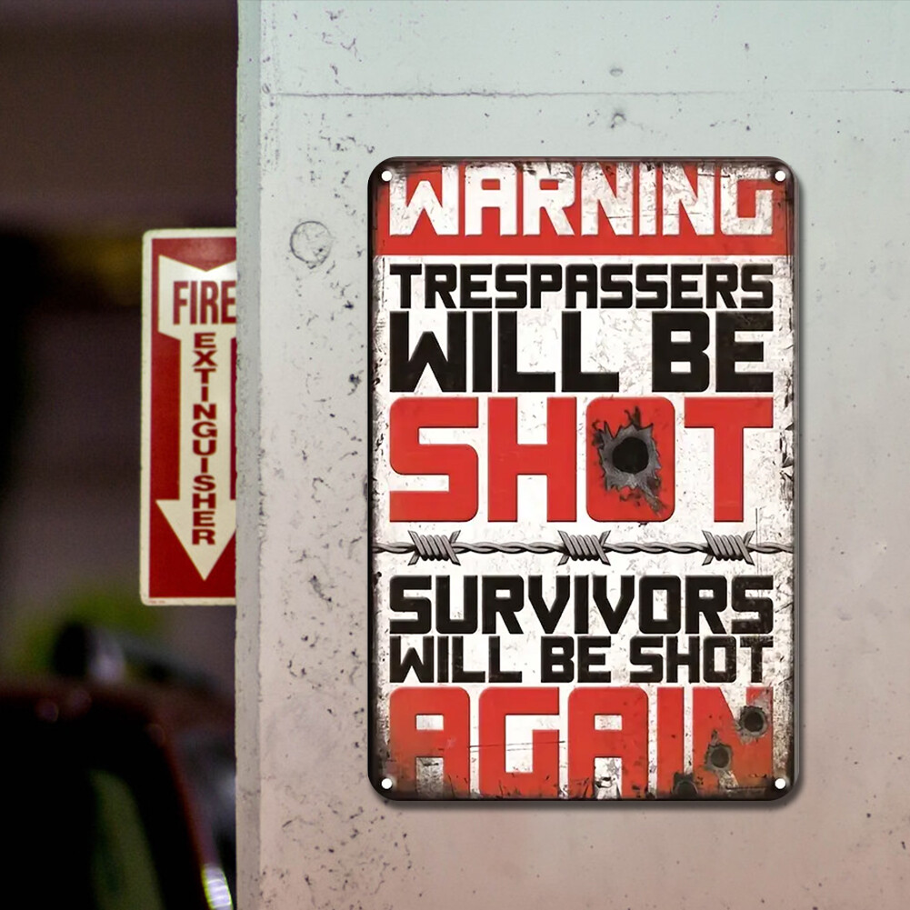 Ditooms Funny Gunsmith Parking Only Sign Vintage Style Metal