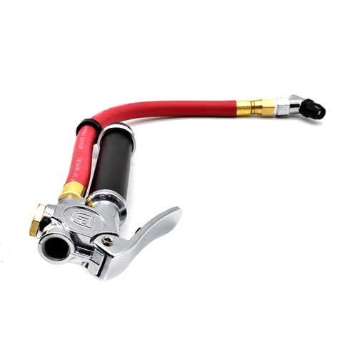 Heavy Duty Inflator 10-120 PSI mit 12? Rote Gummischlauchpeitsche & Spannfutter TF5135 - Bild 4 von 5