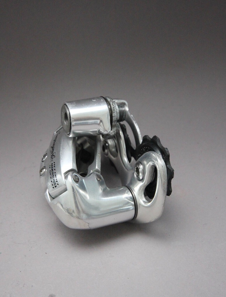 未使用品Campagnolo Record鉄 リアディレイラー Campagnolo Record Titanium RD-19RE Rear Derailleur / 9 Sp / Carbon