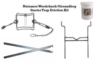 PcsOutdoors Nuisance Woodchuck/Groundhog Starter Trap Eviction Kit