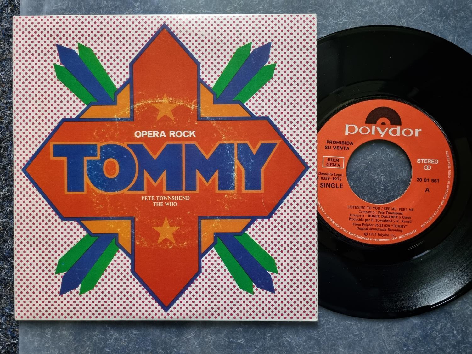 7"" Single Vinyl Pete Townshend/ Roger Daltrey/ The Who - Listening to you/ See m