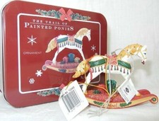 Noel ORNAMENT 2.5" Tall 2009 RETIRED Trail of Painted Ponies Christmas Rocking