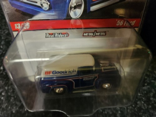 "Hot Wheels 2009 Real Riders ""56 Ford"" ""Goodrich" - Foto 3 di 4