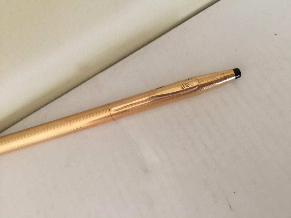 CROSS センチュリー♥1/20, 14K Cross 1/20 14kt Gold filled twist ballpoint Pen Made in USA | eBay