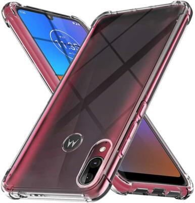 Phone Case For Motorola Moto E6 Plus Slim Clear Shockproof Cover