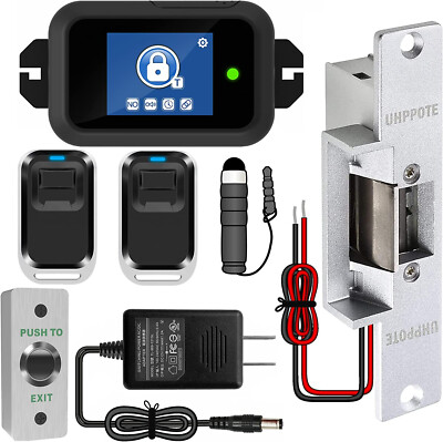 2'' Touch Screen Wireless Remote Control with Fail Secure Electric Strike Lock