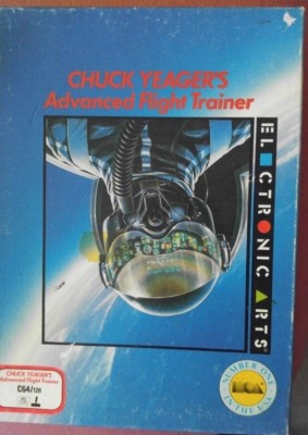 Chuck Yeagers Advanced Flight Trainer C 64 Cassette (Tape Manual Box) 100% ok 