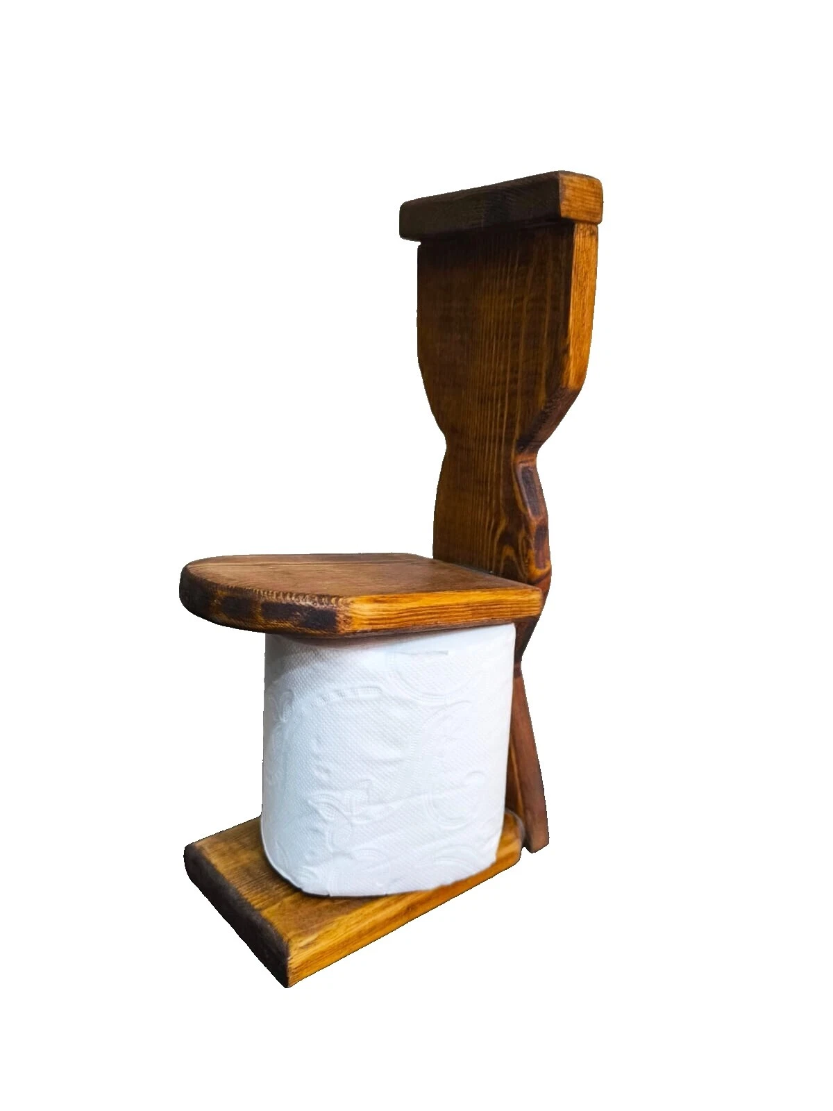 Handmade Madera Portarrollos de papel higiénico y almacenamiento