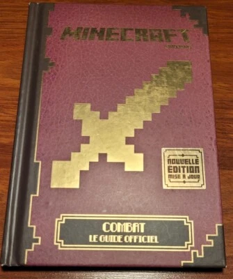 Livre MINECRAFT Combat LE GUIDE OFFICIEL JEU VIDÉO 2015 NOUVELLE EDITION mojang - Photo 1/4