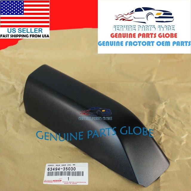 OEM Toyota 4runner Left Rear Black Roof Rack Rail End Cap Cover 6349435030 10 for sale online
