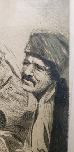 WARWICK REYNOLDS 1880-1926 " RUSSIAN PEASANTS " Etching signed - Picture 10 of 11