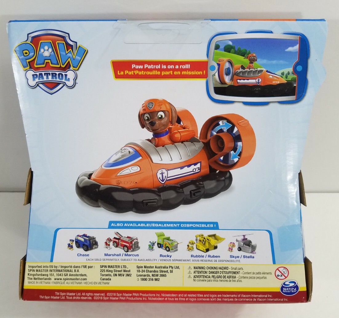 Paw Patrol ZUMA with Orange Hovercraft Vehicle Spin Master | eBay