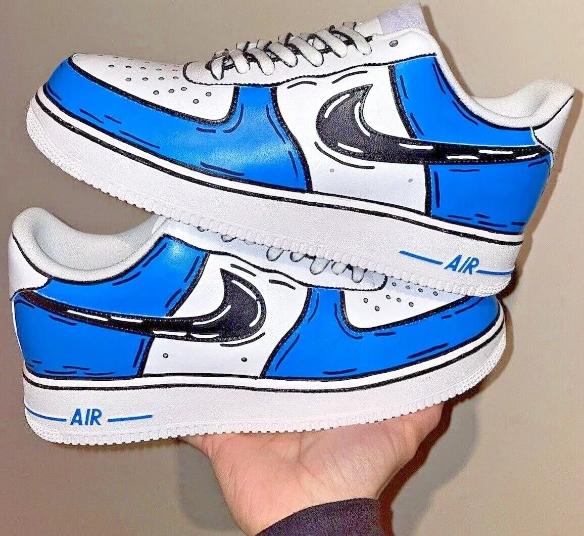 Air Force 1 Cartoon Premium Custom Unisex All Sizes 