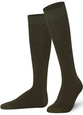 Knee High Socks for Women Men Combed Cotton Seamless Toe Tall Long High Socks...