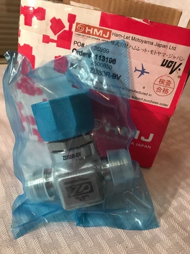 Ham-Let Motoyama Japan UCV 2LDS8R-BV, Gas Line Manual Isolation Shutoff