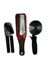 Kitchen Gadget Pizza Making Lot Oxo Good Grips Microplane Grater Can Opener