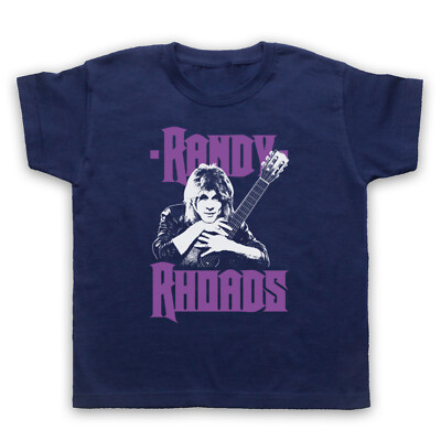 RANDY RHOADS AKUSTIKGITARRE SCHWARZ INOFFIZIELLES SABBATH KINDER T-SHIRT