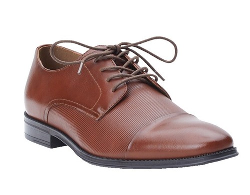 Steve Madden Men’s P-Ollie Leather Oxford shoes Steve Madden P-Ollie Mens Black Leather Lace Up Plain Toe  main image 3