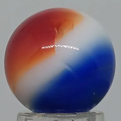 Vintage Vitro All-Red Marble .63 Inch Near-Mint Condition Combined