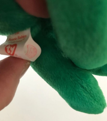 Ty Beanie Babies Erin The Green Bear **Retired, Rare, Vintage, Collectable** - Picture 12 of 12
