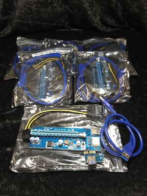 6x GPU Riser V009S-PLUS PCE164p-N09 PCI-E 1X TO 16X ADAPTER