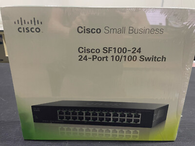 Cisco Small Business Unmanaged (SF100-24) 24-Ports Rack-Mountable