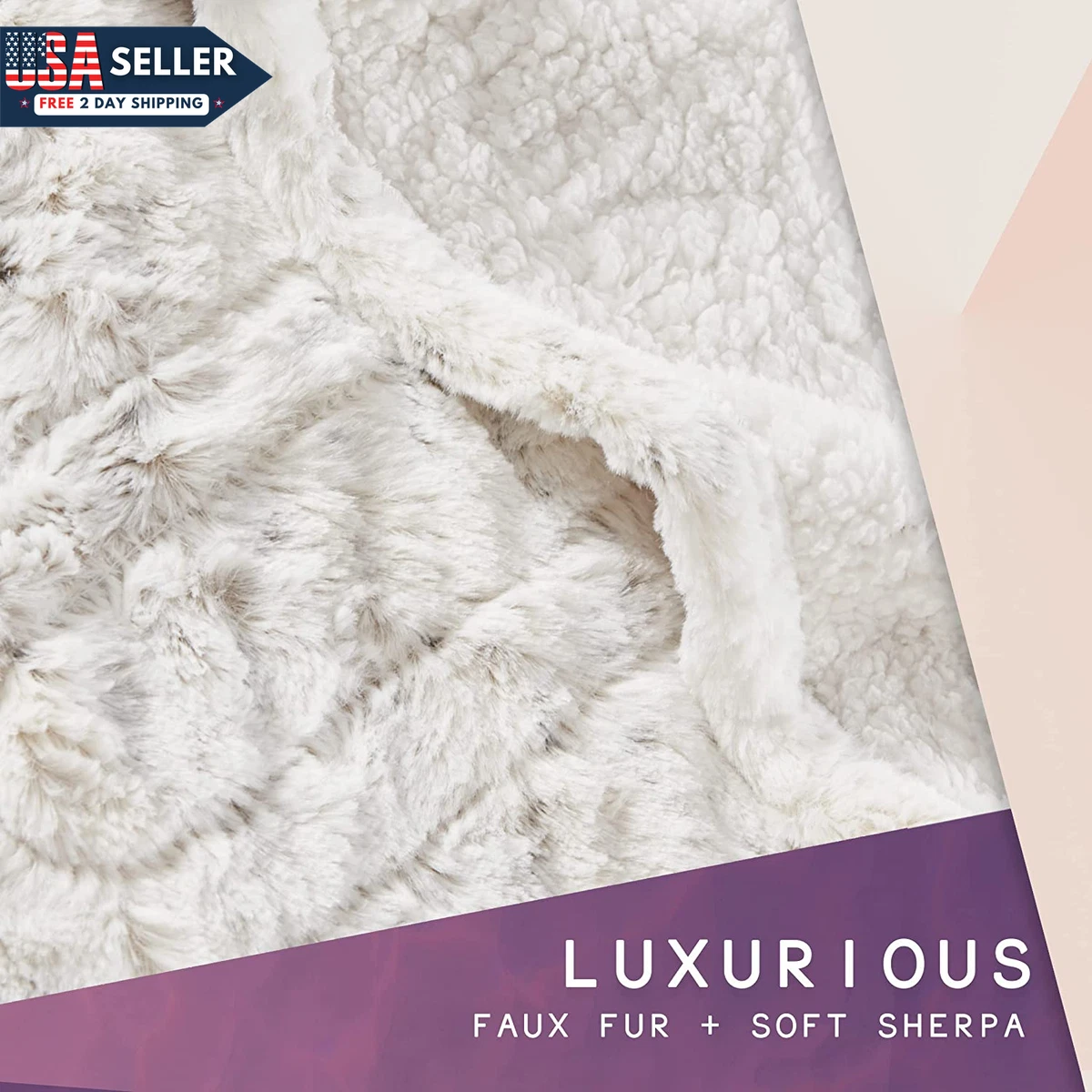 Hyde Lane Luxury Heated Electric Blanket Throw | Oversized - 60 X 70 | Snow  Leop | eBay