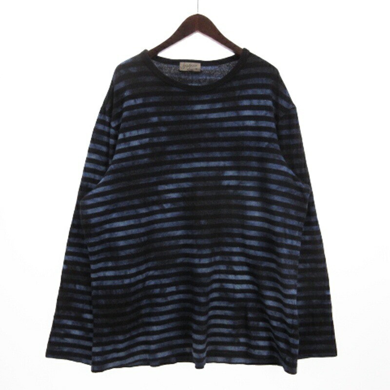 Yohji yamamoto POUR HOMME men's knit sweater lunevenly dyed Yohji yamamoto POUR HOMME men's knit sweater lunevenly dyed
