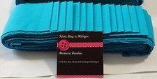 jelly roll Turquoise Solid Half Pack, Twenty 2.5 inch strips