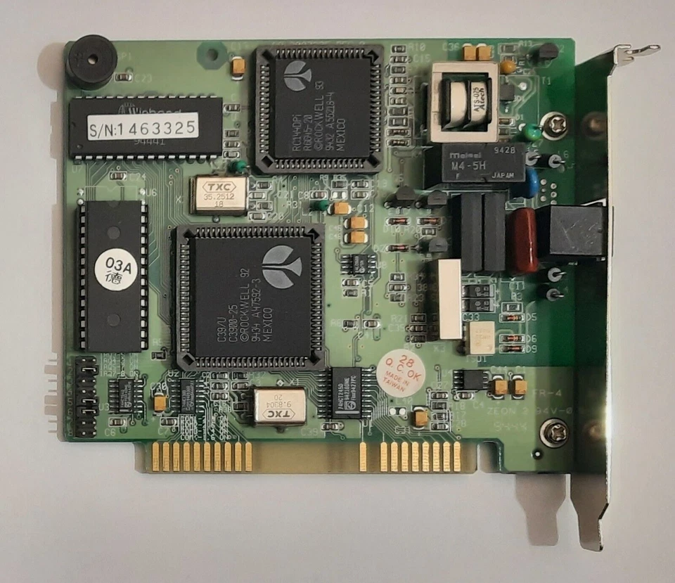 Hi-Speed V.32bis/V.32 Fax Modem 1414VQH 8-bit ISA 1994 OVP retro - Bild 2 von 4