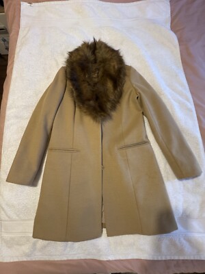 Oasis Camel/light Brown Winter Coat UK
