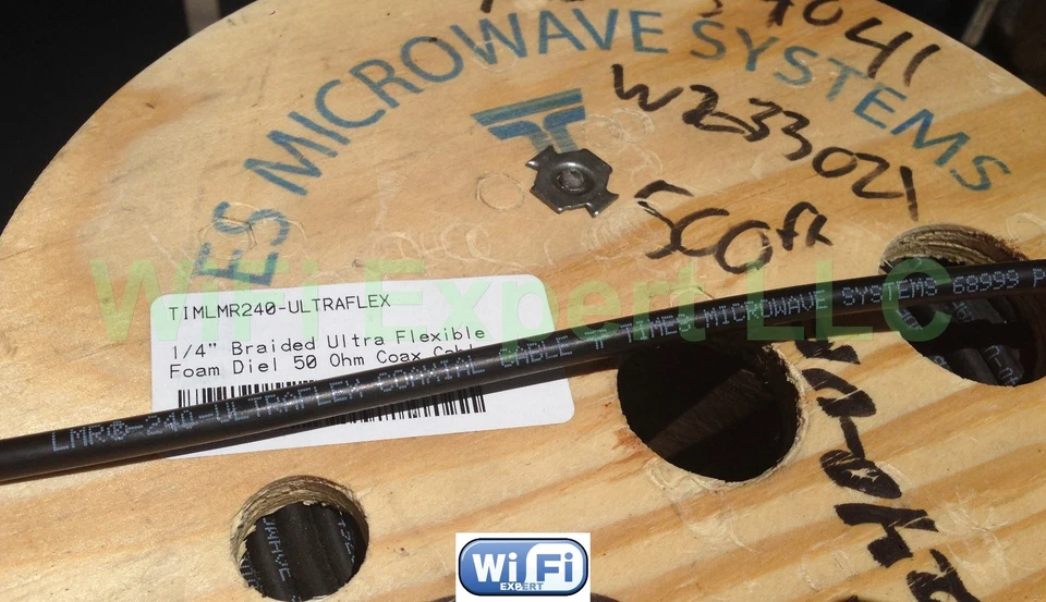 TIMES MICROWAVE ® 1-30 Feet LMR240UF Antenna Jumper Coax Cable PL259 SO239 M/F - Image 3 of 4